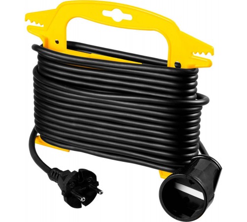 55014-10_z01 Удлинитель на рамке STAYER MF 207, 2200Вт, ПВС 2х0,75 мм2, 1 гнездо, 10м