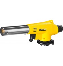 55584 Горелка газовая STAYER MaxTerm MG100 с пьезоподжигом на баллон с цанговым соединением 1300С