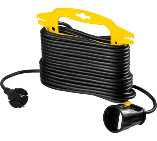 55014-15_z01 Удлинитель на рамке STAYER MF 207, 2200Вт, ПВС 2х0,75 мм2, 1 гнездо, 15м