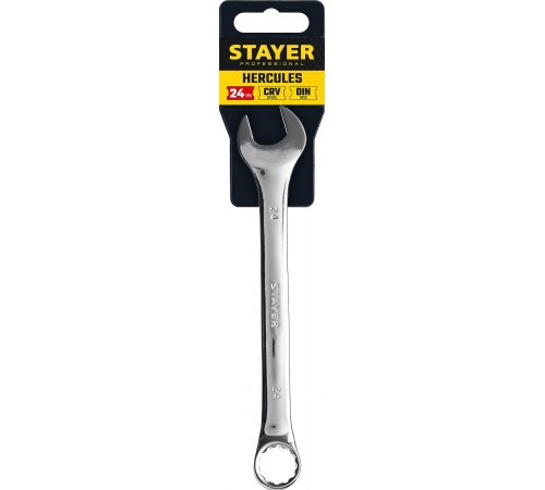 27081-24_z01 Ключ комбинированный гаечный STAYER HERCULES 24 мм