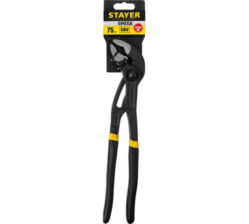 2240_z02 Клещи переставные STAYER Professional OMEGA, Cr-V, быстрая регулировка, 300 мм