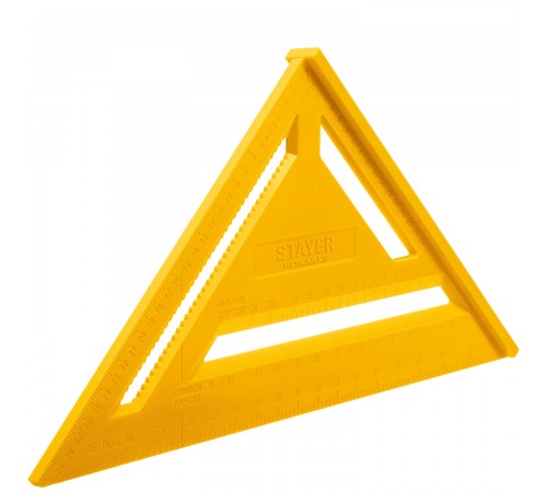 34522-30 Угольник STAYER 305мм, 5-в-1, универсальный, кровельный, пластиковый