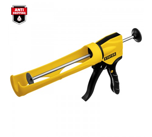06690 Пистолет для герметика STAYER Expert Professional антикапельная система  310 мл