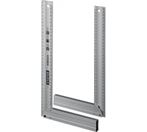 3432-35 Угольник STAYER HERCULES жесткий столярный с усиленным алюминиевым полотном 350мм