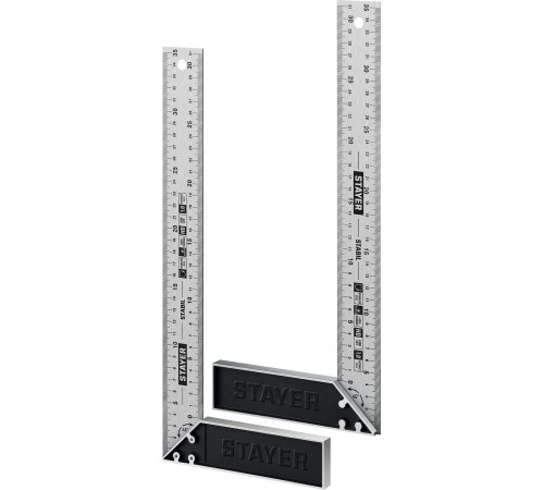 3431-35_z02 Угольник STAYER столярный, 350мм