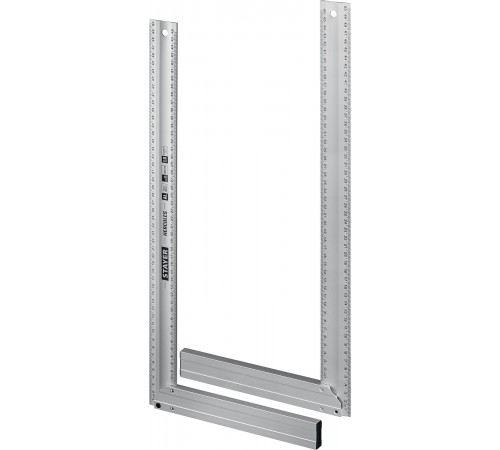 3432-50 Угольник STAYER HERCULES жесткий столярный с усиленным алюминиевым полотном 500мм