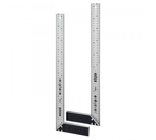 3431-50 Угольник STAYER STABIL 500мм столярный с нерж.полотном