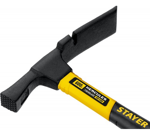 20161_z01 Молоток каменщика с фиброглассовой рукояткой STAYER Hercules 600г