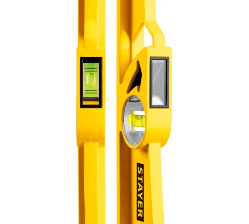 Уровень STAYER HARD Professional литой, с зеркальным глазком 600мм 3483-060