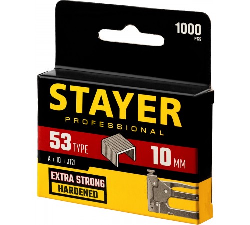 3159-10_z02 Скобы для степлера STAYER, тип 53, 10 мм (1000 шт)