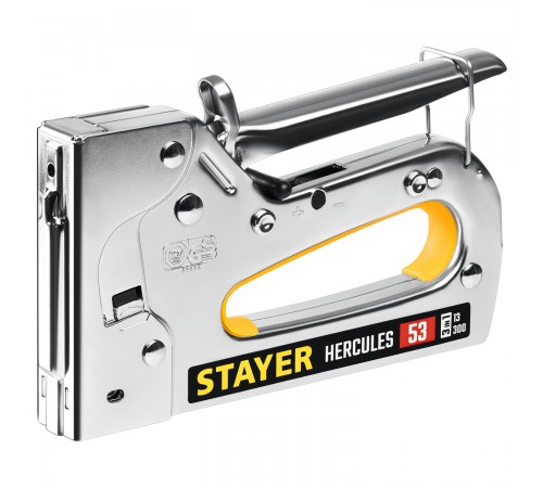 STAYER  HERCULES-53, тип 53 (A/10/JT21) 23GA (6 - 14 мм)/13/300, стальной рессорный степлер, Professional (31519)