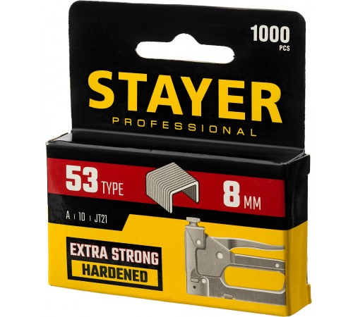 3159-08_z02 Скобы для степлера STAYER, тип 53, 8 мм (1000 шт)