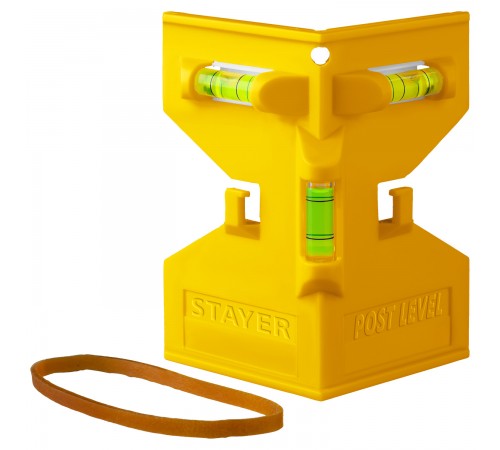 3456_z02 Уровень углового типа магнитный STAYER POST-Level