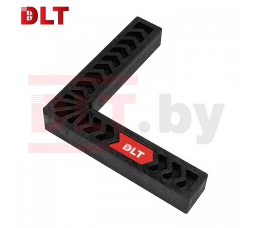 86710 Угольник столярный DLT пластиковый, 160х160мм, черный