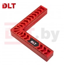86700 Угольник столярный DLT пластиковый, 160х160мм, красный
