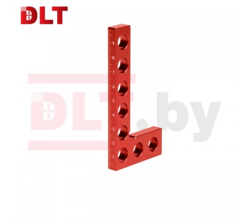 Уголок монтажный DLT, 90 градусов, 10см (L-образный зажим), алюминиевый 4239