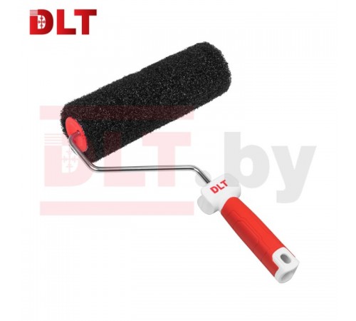 Валик для нанесения шпатлевки с бюгелем DLT 23 см, ворс 16 мм, нейлон, конус 3401