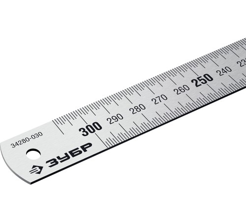 Линейка ЗУБР Про-30 длина 0,30м 34280-030
