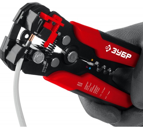 ЗУБР 0.2-6 мм², стриппер автоматический с винтом микронастройки ТМ-1 22645 Мастер