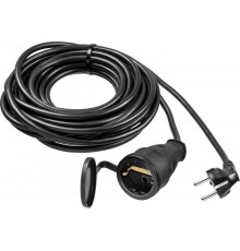 55020-10 Силовой удлинитель-шнур ЗУБР ПВС 315-Ш, 3500Вт IP44, ПВС 2х1,5 мм, 10м