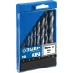 29621-H10 Набор сверл перовых по металлу ЗУБР ПРОФ-В, 10 шт, сталь Р6М5, класс В