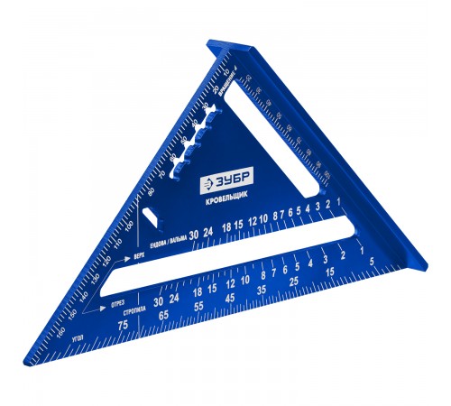 34391-18 Угольник ЗУБР универсальный кровельный 5 в 1 180мм