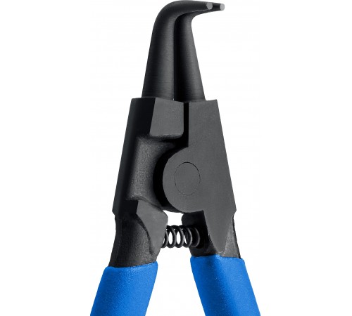 Внешний съемник стопорных колец  ЗУБР Профессионал, изогнутые губки 170мм 22821-4