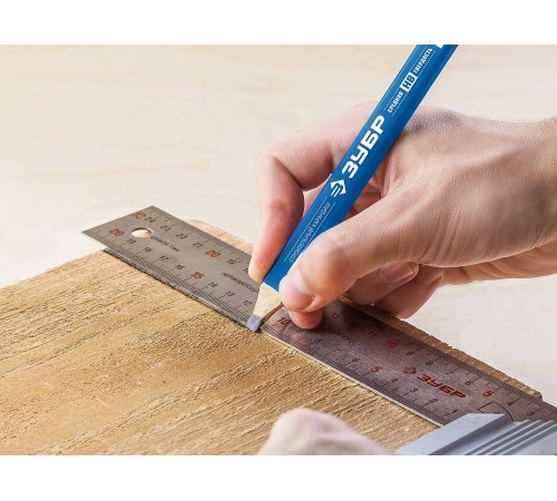 4-06305-18_z01 Карандаш ЗУБР КСП профессиональный строительный 180мм