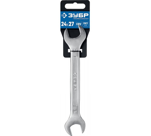 27010-24-27_z01 Рожковый гаечный ключ ЗУБР 24х27мм