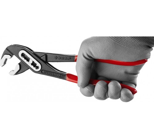 2242-24_z01 Клещи переставные ЗУБР Мастер Cr-V, 250 мм, высокомощный коробчатый шарнир