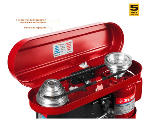 ЗСС-350 Станок вертикально-сверлильный, настольный ЗУБР 350ВТ, 13мм