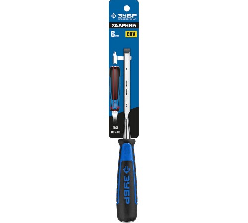 Стамеска-долото ЗУБР Ударник, 6мм 18097-06_z01