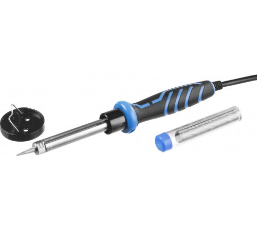 55402-60_z01 Паяльник ЗУБР ПРОФЕССИОНАЛ с двухкомпонентной рукояткой,  60Вт, конус