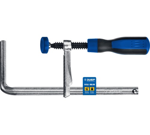 32333 Струбцина универсальная для направляющей шины, цельнокованая ЗУБР ППШ 60/160 мм