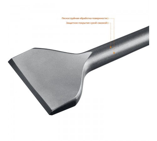 Зубило лопаточное ЗУБР ПРОФЕССИОНАЛ БУРАН SDS-Max 75х400мм 29384-75-400_z01