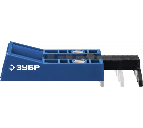 30091 Кондуктор двойной для глухих отверстий,два отверстия,в кейсе ЗУБР