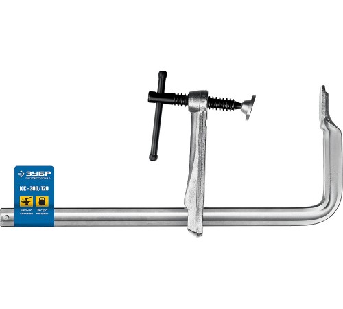 32157-120-300 Струбцина ЗУБР КС-300/120, тип F, 300/120мм