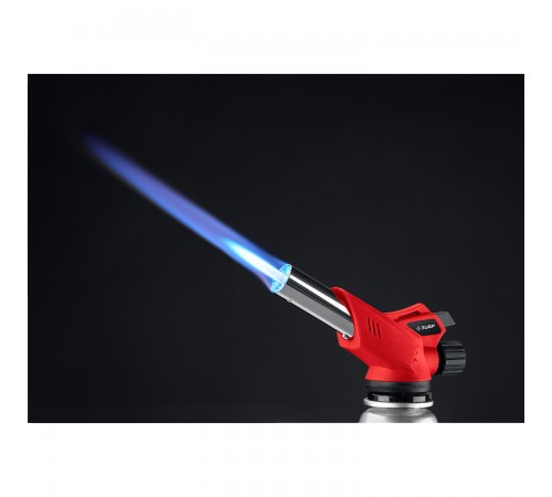 55553 Горелка газовая ЗУБР ГМ-350 с пьезоподжигом,на баллон с цанговым соединением,1300 С