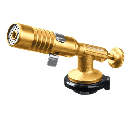 ЗУБР  ГРМ-200, 1300°C, цельнометаллическая, 2 в 1, газовая горелка на баллон с цанговым соединением, Профессионал (55556)
