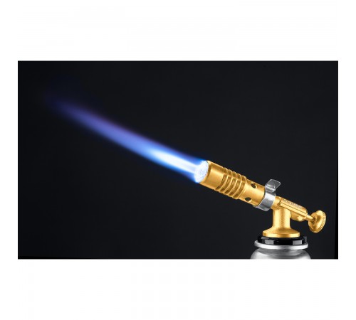 ЗУБР  ГРМ-200, 1300°C, цельнометаллическая, 2 в 1, газовая горелка на баллон с цанговым соединением, Профессионал (55556)