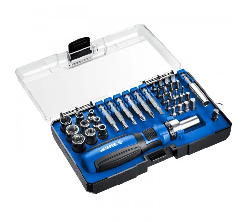 25165-H38 Компакт-38 набор ЗУБР:реверсивная отвертка с насадками 38 шт