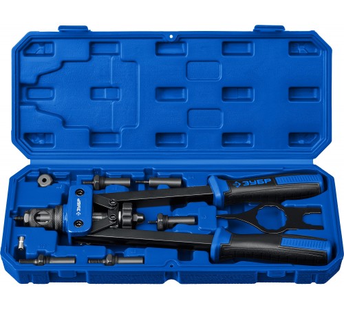 Заклепочник ЗУБР Профессионал P-M10, M3-M10 в кейсе 31056