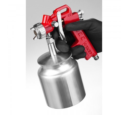 ЗУБР  MS 200N, 1.3 мм, пневматический краскопульт с нижним бачком (06456-1.3)