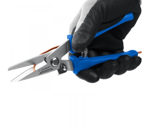 23215 Ножницы универсальныеЗУБР Мультирез  200мм технические