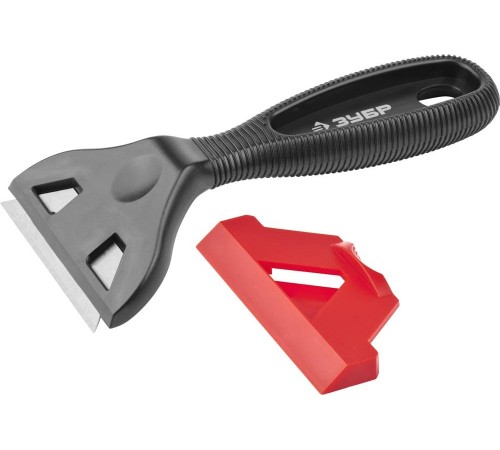 08555 Скребок ЗУБР МАСТЕР 2в1, пластиковый, тип лезвия А24