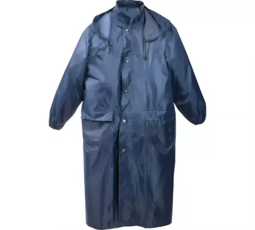 11612-56 Плащ-дождевик STAYER синий,на молнии.р.56-58