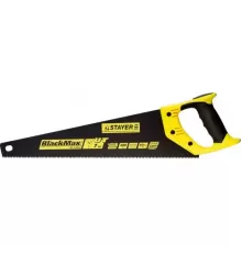 2-15081-40 Ножовка универсальная (пила) STAYER BlackMAX 400мм, 7TPI