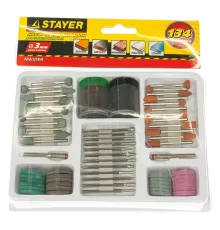 Набор мини-насадок для гравировальных машин STAYER 134 пр. 29905-H134