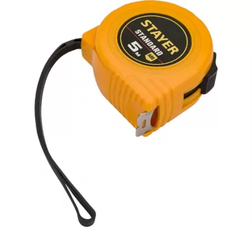 34014-05-19 Рулетка STAYER MaxTape 5м/19мм в ударопрочном корпусе
