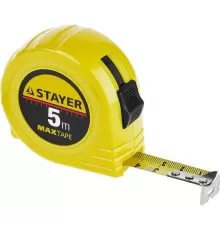 34014-07-25 Рулетка STAYER MaxTape 7,5м/25мм в ударопрочном корпусе